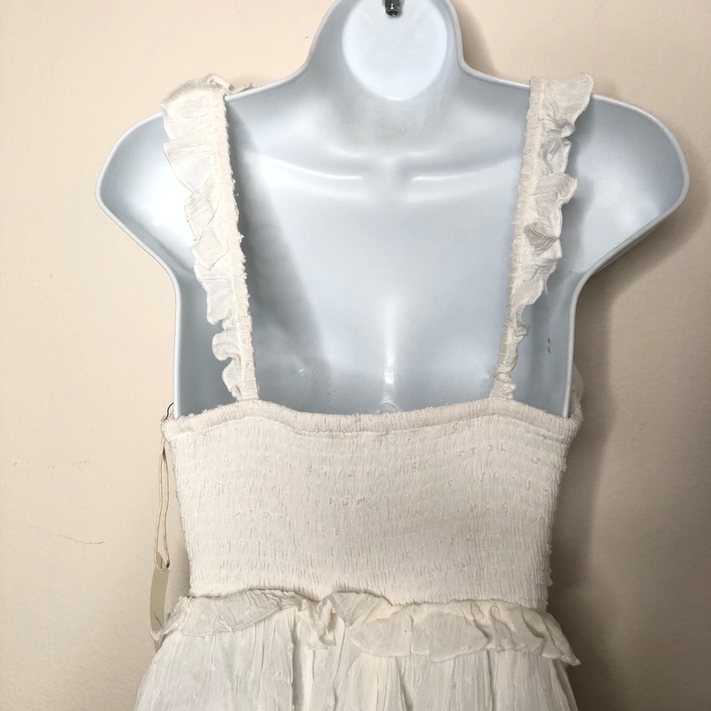 Tularosa Hollis Ruffle Romper in White Small NWT - Picture 7 of 10